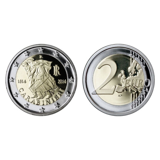 2013 – 2 euro “Arma dei Carabinieri” – 200° Anniversario della fondazione – proof