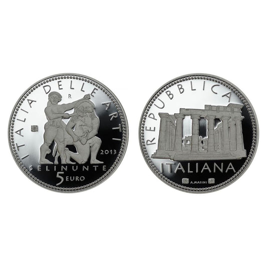 2013 – 5 euro “Selinunte” – Sicilia Serie Italia delle Arti – proof