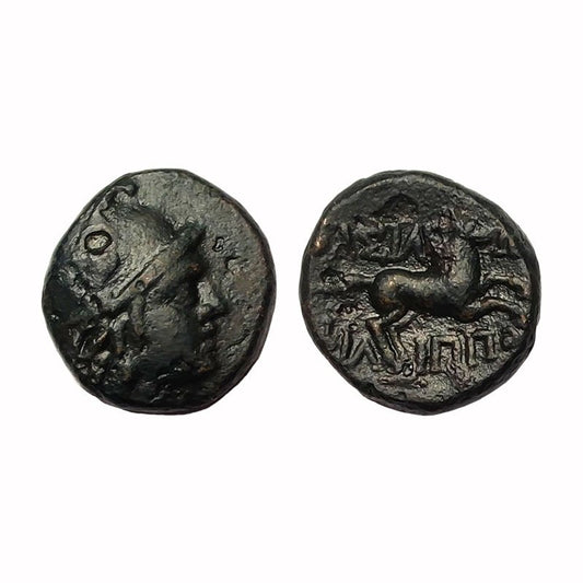 Regno Di Macedonia – Filippo V (220/179 a.C.) – Ae16 – Perseo / Cavallo