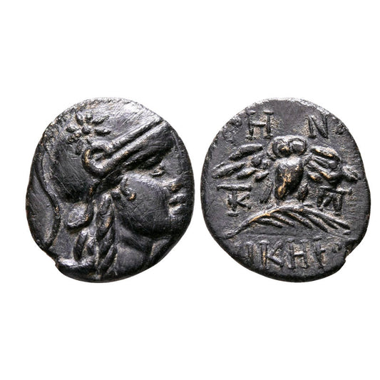 Misia, Pergamo – 200/133 a.C. – Atena E Gufo