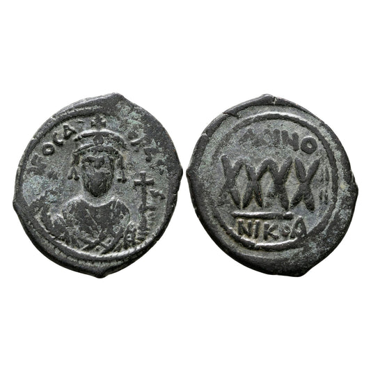 Focas (602/610 d.C.) – Follis – Nicomedia