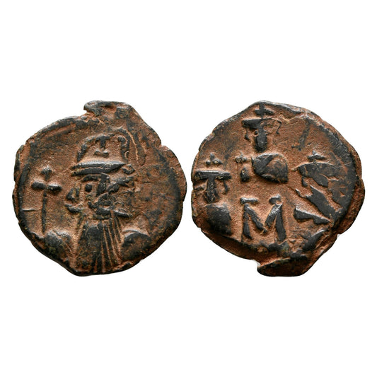 Costante II, Costantino IV, Eraclio E Tiberio – Follis – Costantinopoli