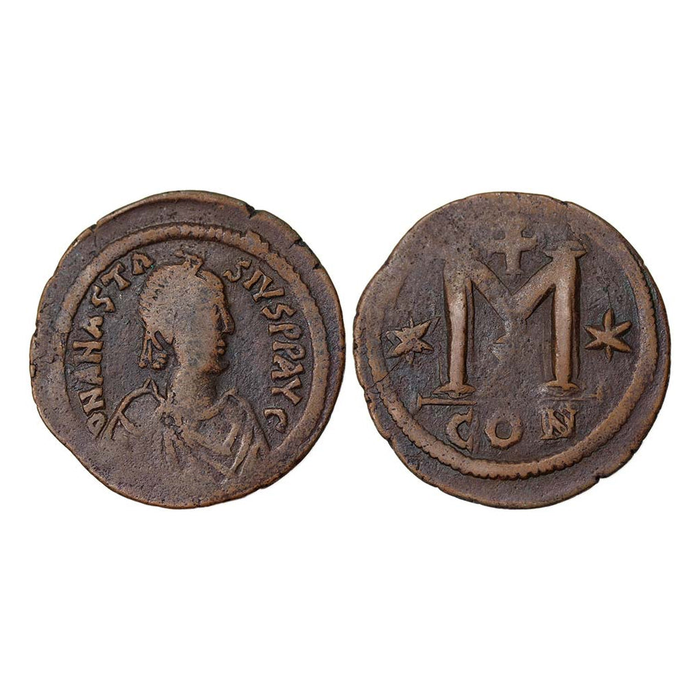 ANASTASIO I (491/518 d.C.) – FOLLIS – Costantinopoli