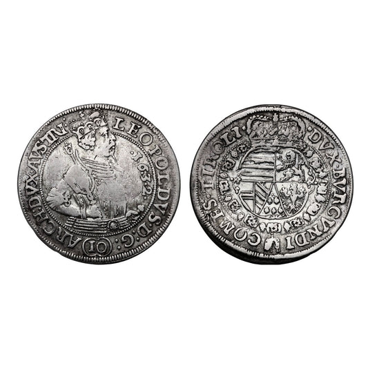 Austria – Tirolo – Leopoldo V – 10 Kreuzer 1632