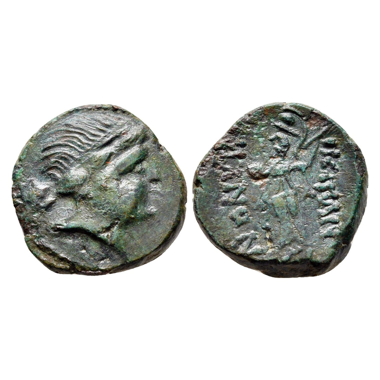 TRACIA – MESEMBRIA – 175-100 a.C. – Atena Promachos