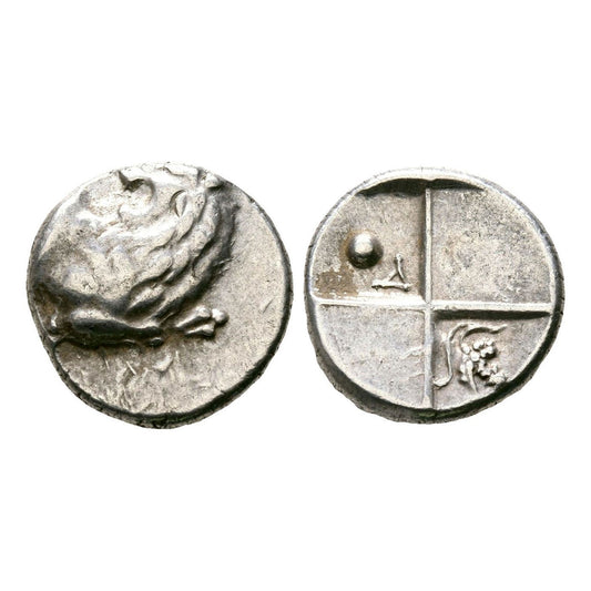 Tracia Chersonese – Emidracma Argento – 386/38 a.C.