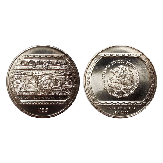 Messico – 5 Nuovi Pesos (1 Oncia Ag) – 1993 – Centro Di Veracruz