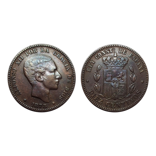 Spagna – Alfonso XII – 10 Centesimi -1878