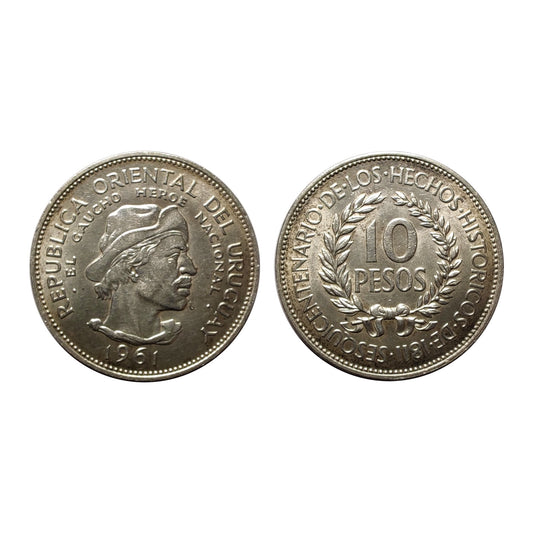 Uruguay – 10 Pesos – 1961