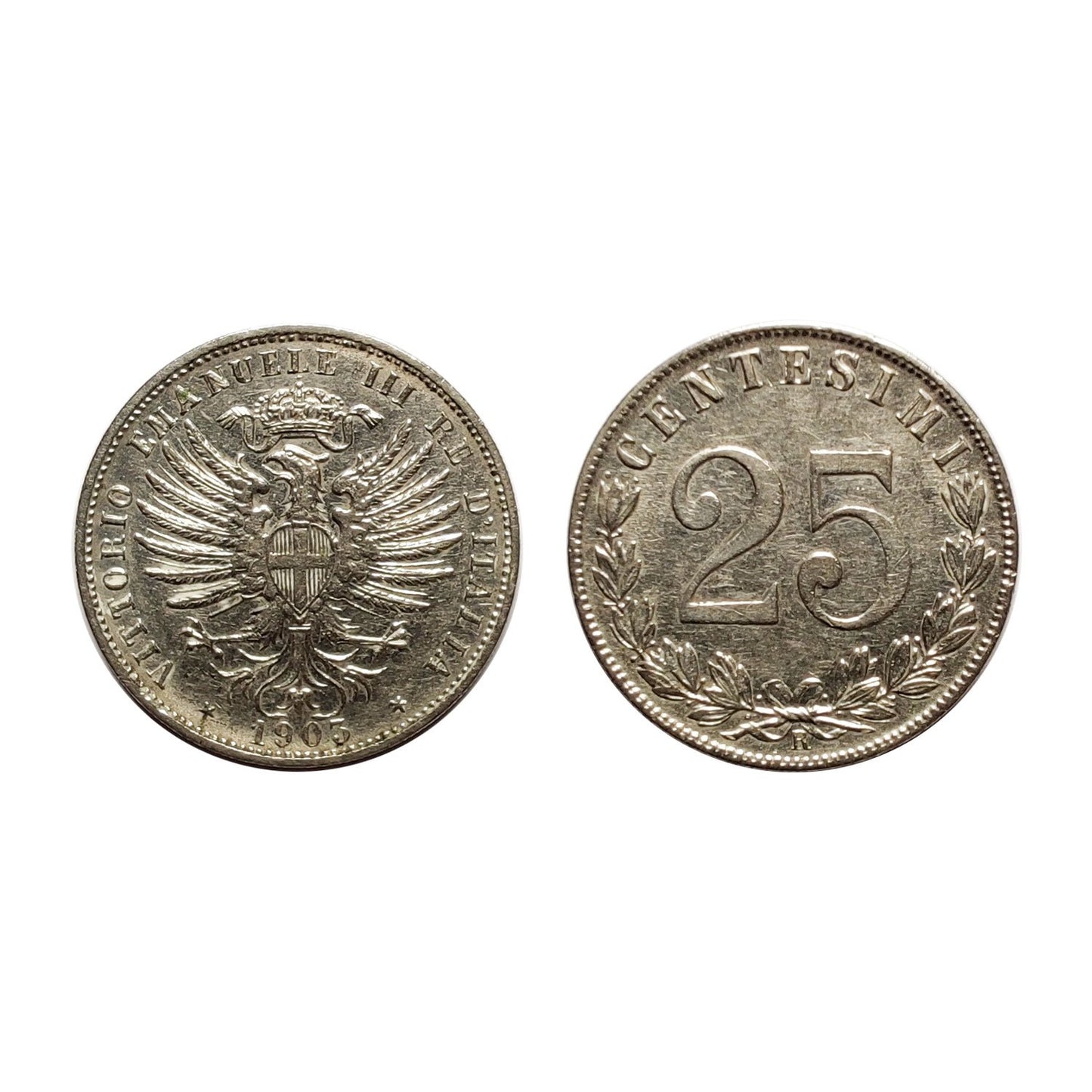 Vittorio Emanuele III – 25 Centesimi – 1903 (Nc)