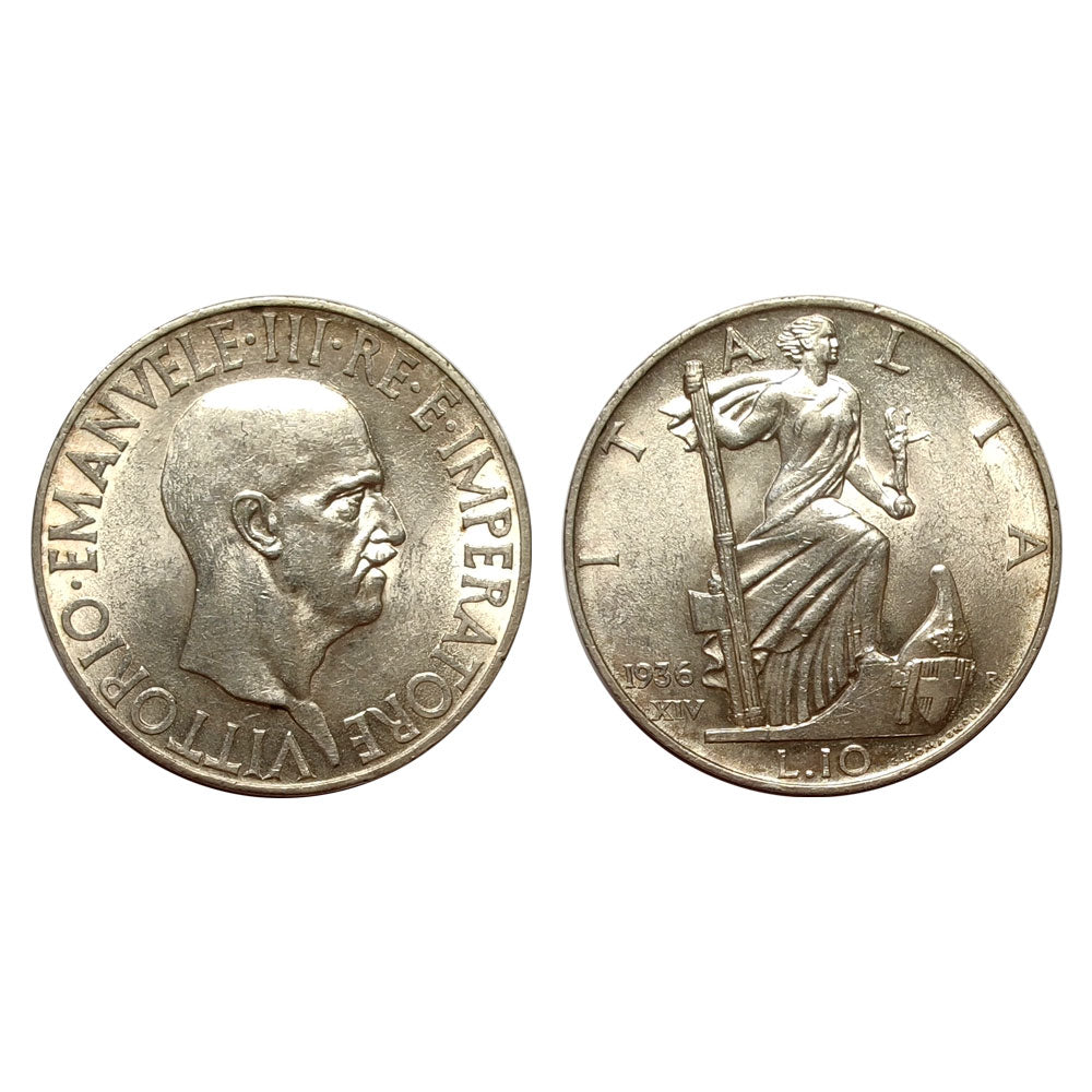 Vittorio Emanuele III – 10 Lire Impero – 1936