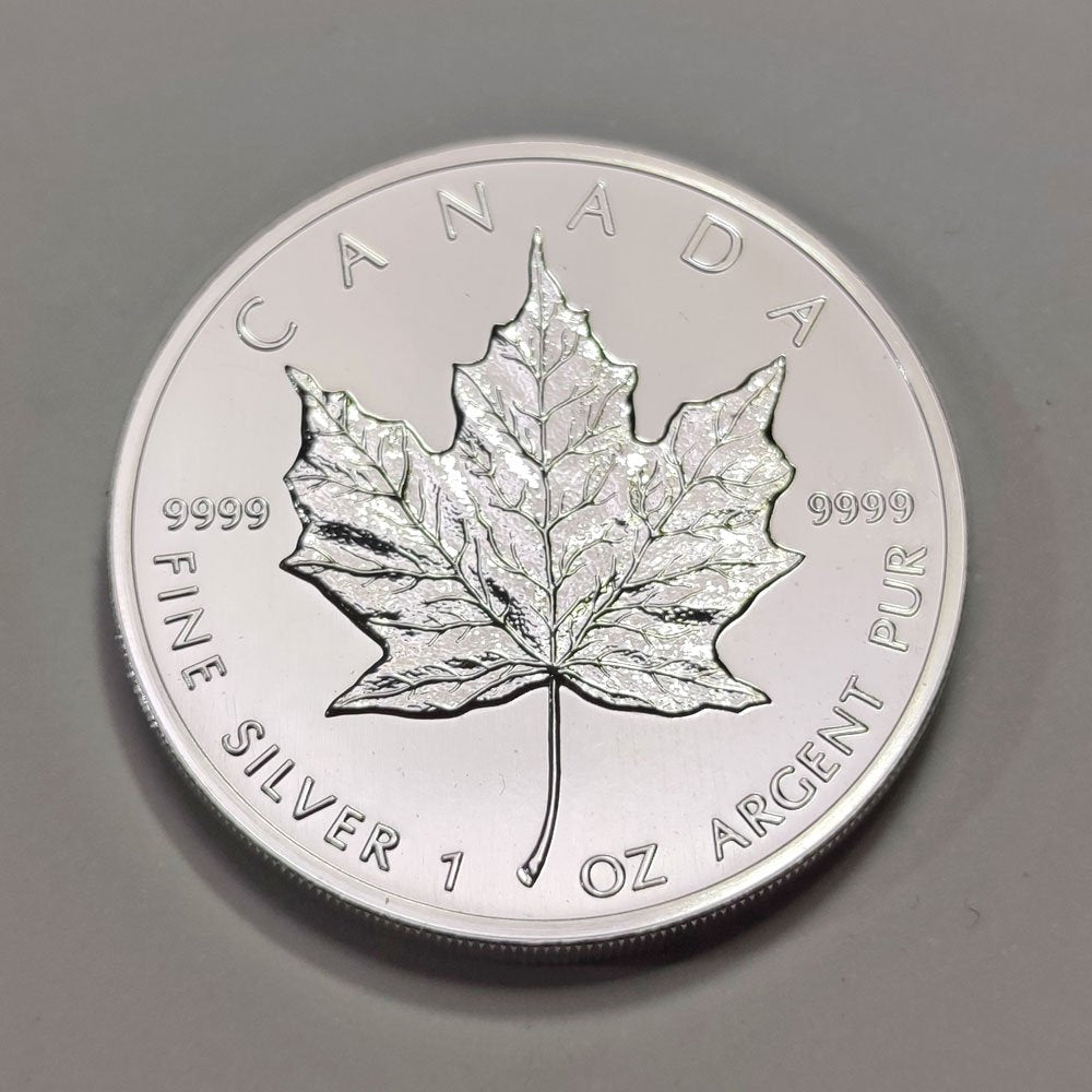 Canada – 5 Dollari “Foglia D’Acero” (3° Ritratto) – 1 Oncia Argento .999