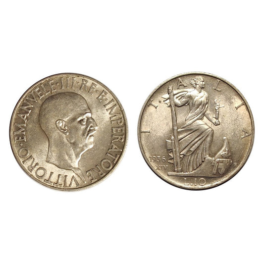 Vittorio Emanuele III – 10 Lire Impero – 1936 (Spl+)