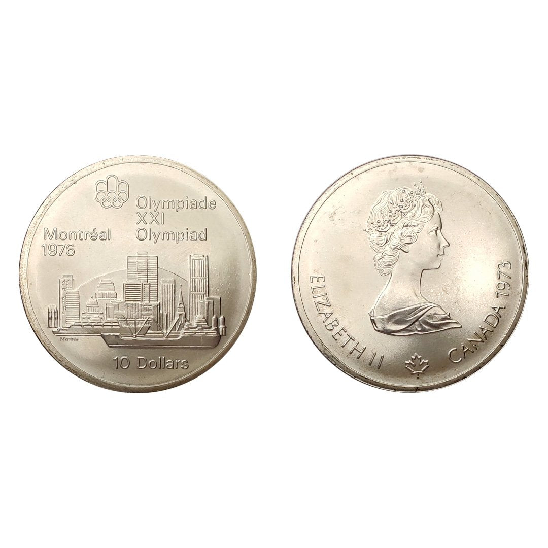 Canada – XXI Giochi Olimpici 1976 – 10 dollari Skyline Montreal